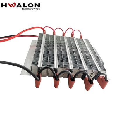 عنصر گرمایش سرامیکی PTC عایق 345v 1500w برای هوافشان هوا گرم در محدوده دمای کاری