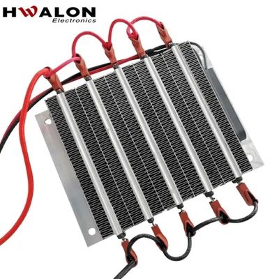 PTC عایق گرم کننده هوا سرامیکی دمای ثابت عنصر گرمایش 200W AC / DC 12V انکوبیتور